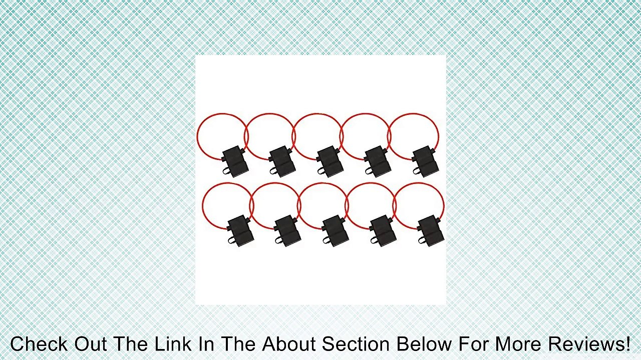 Install Bay ATFH16C-10 Waterproof ATC Fuse Holder 16-Gauge with Cover (10-Pack) Review