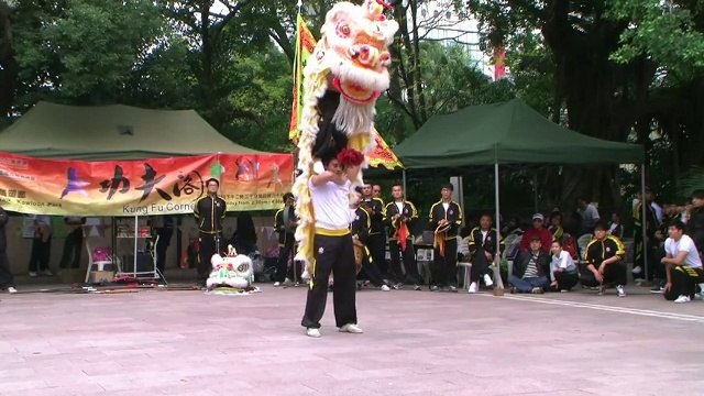 Human Mobile Stage 88C, Jan 2015 Kung Fu Corner Show, Lion Dance Kung Fu,
