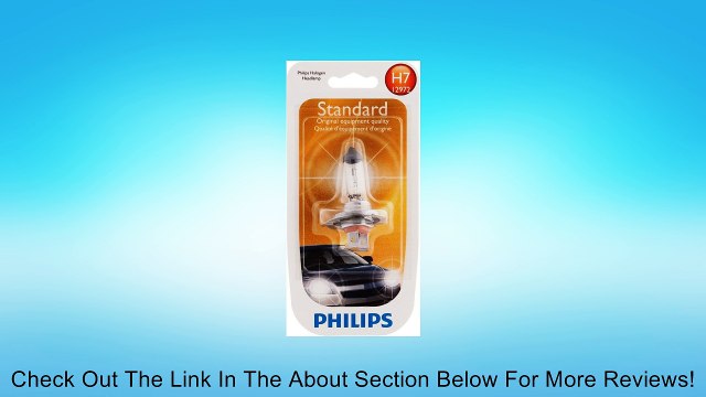 Philips H7 Standard Replacement Bulb, (Pack of 1) Review