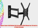 Space Saver Full Motion Flat Screen TV Wall Mount for 20-inch to 47-inch Screens