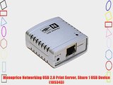 Monoprice Networking USB 2.0 Print Server Share 1 USB Device (105343)