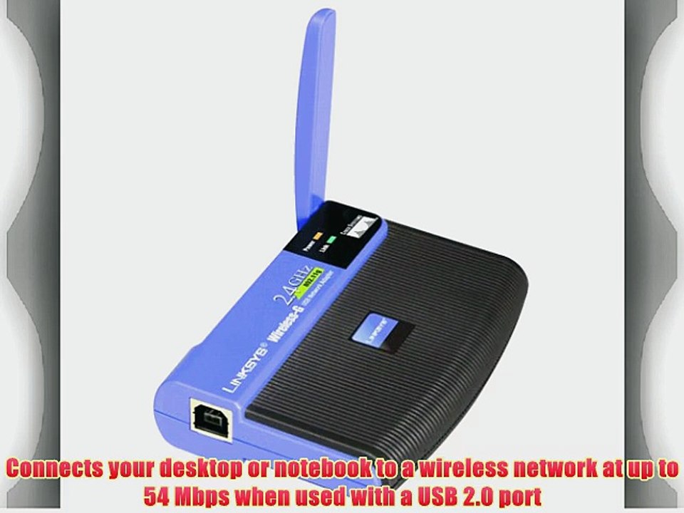 Cisco-Linksys WUSB54G Wireless-G USB Adapter
