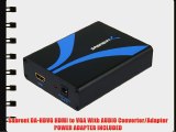Sabrent DA-HDVG HDMI to VGA With AUDIO Converter/Adapter POWER ADAPTER INCLUDED