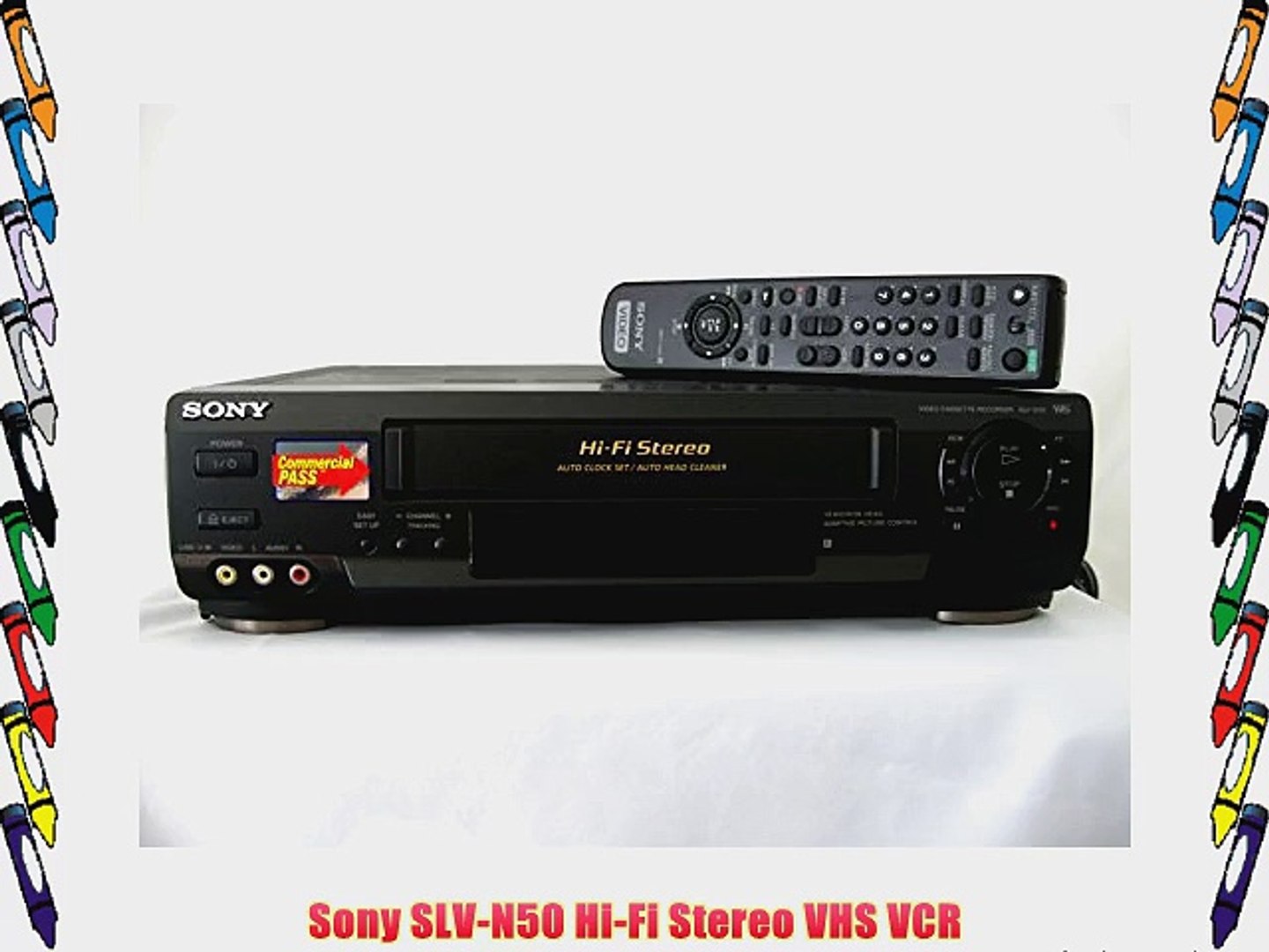 Sony SLV-N50 Hi-Fi Stereo VHS VCR - video Dailymotion