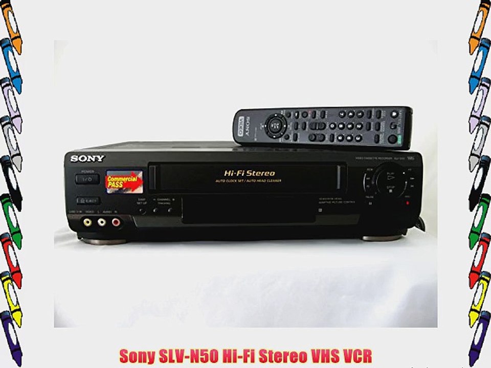 Sony SLV-N50 Hi-Fi Stereo VHS VCR