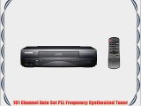 Sylvania 6240VE 4-Head VCR with Remote and Front AV Input (Audio/Video Input)