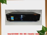 Sony SLV 998HF - VCR - VHS - 4 head(s) - black