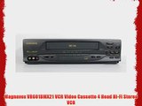 Magnavox VR601BMX21 VCR Video Cassette 4 Head Hi-Fi Stereo VCR