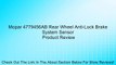 Mopar 4779456AB Rear Wheel Anti-Lock Brake System Sensor Review