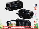 Canon VIXIA HF R500 Digital Camcorder (Black)   64GB Deluxe Accessory Kit