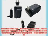 Must Have Accessory Kit For Sony HDR-CX220 HDR-CX220/B HDR-CX330 HDR-CX900 HDR-PJ810 HDR-PJ540