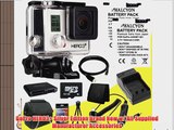GoPro HERO3  Silver Edition   Two Replacement Lithium Ion Batteries w/ External Rapid Charger