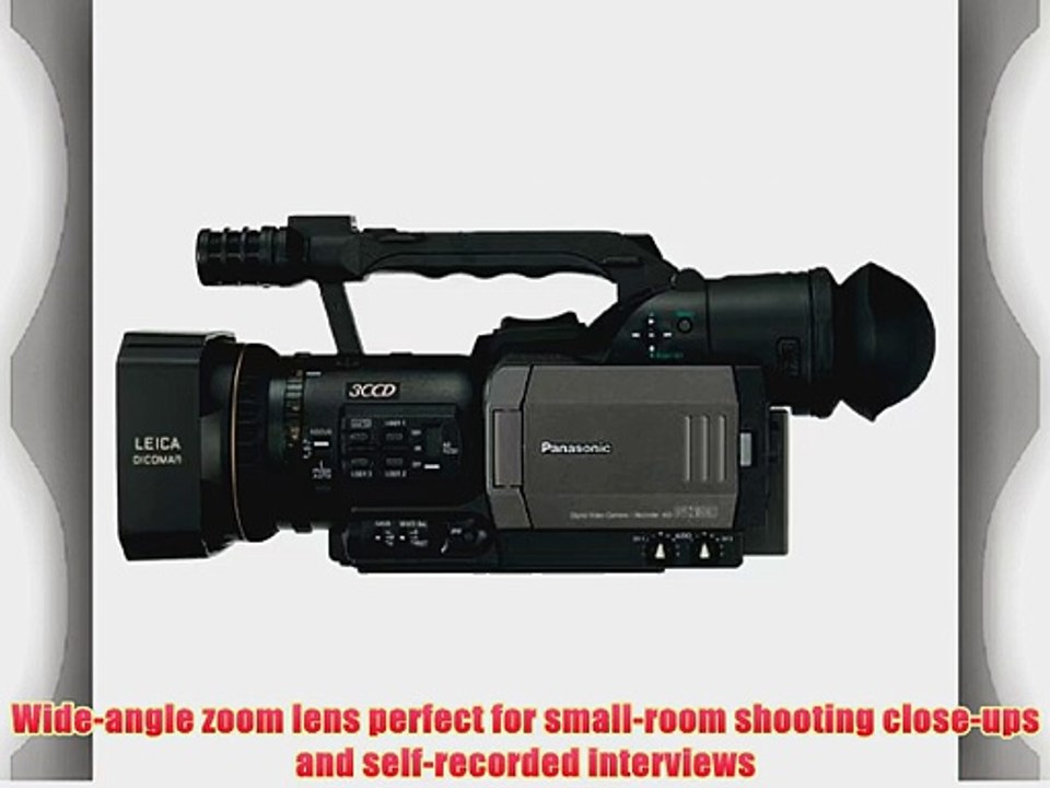 Panasonic Pro AG-DVX100BP(S) 3-CCD MiniDV Proline Camcorder with 10x Optical Zoom