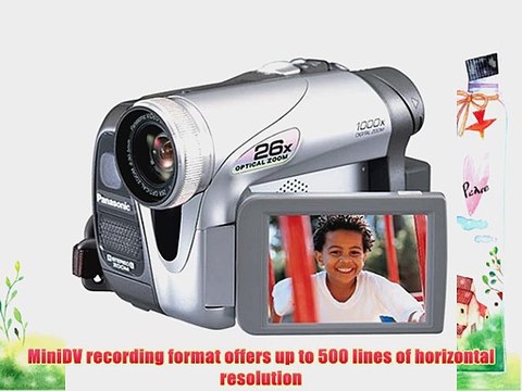 Panasonic PV-GS31 MiniDV Camcorder w/26x Optical Zoom