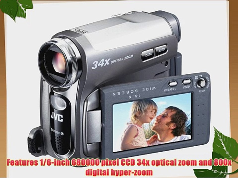 JVC GRD750 MiniDV Camcorder with 34x Optical Zoom video Dailymotion