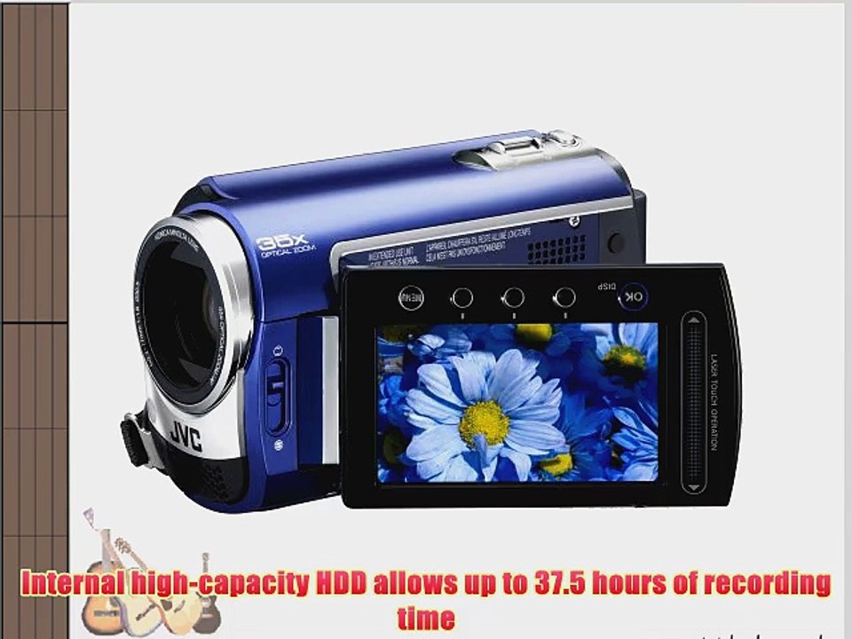 JVC Everio GZ-MG330 30 GB Hard Disk Drive Camcorder with 35x Optical Zoom (Blue)