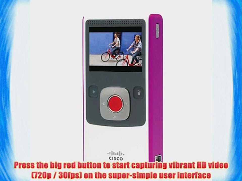 Flip UltraHD Video Camera 4 GB (Magenta)
