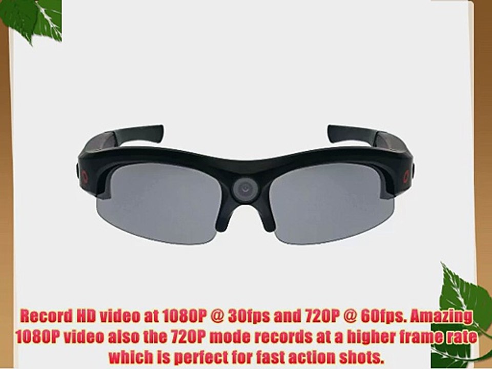 iVUE Horizon 1080P HD Camera Glasses Video Recording Sport Sunglasses DVR Eyewear (1080P @