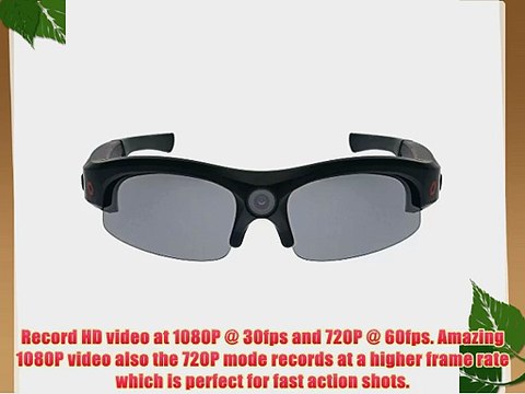 iVUE Horizon 1080P HD Camera Glasses Video Recording Sport Sunglasses DVR Eyewear (1080P @