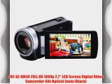 JVC GZ-HM40 FULL HD 1080p 2.7 LCD Screen Digital Video Camcorder 40x Optical Zoom (Black)