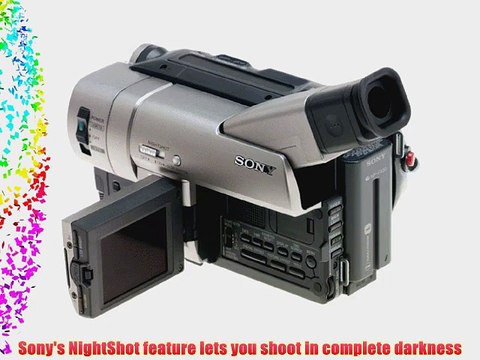 Sony CCDTRV6720x Optical Zoom 64x Digital Zoom Hi8mm Camcorder