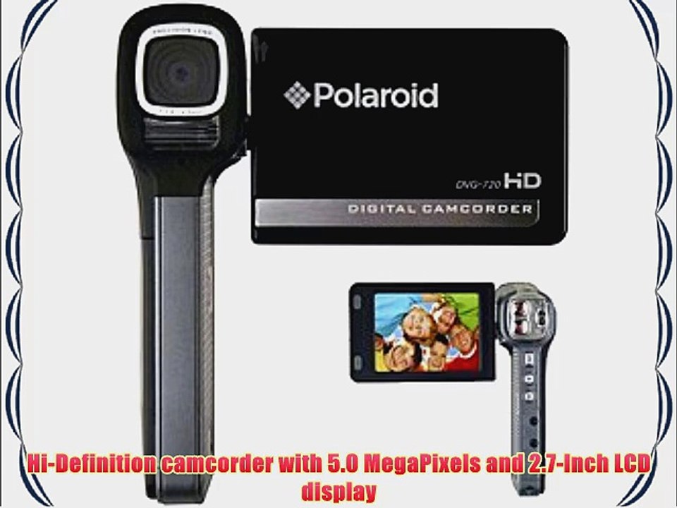 Polaroid DVG-720BC Digital Camera with 3x Optical Zoom and 2.7-Inch LCD Screen (Black)