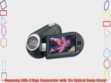 Samsung SMX-C10gn Camcorder with 10x Optical Zoom (Grey)