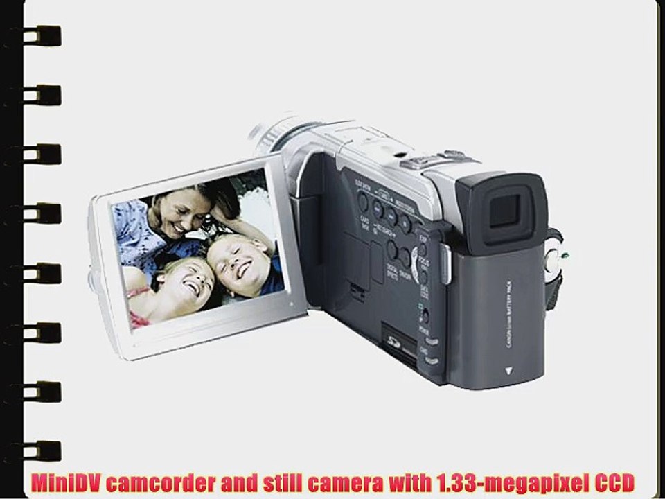 Canon Optura 20 MiniDV Camcorder with 3.5-inch LCD and 16x Optical Zoom