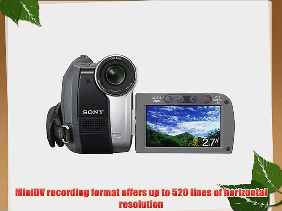 Sony DCR-HC46 MiniDV 1MP Digital Handycam Camcorder with 12x Optical Zoom (Includes Handycam