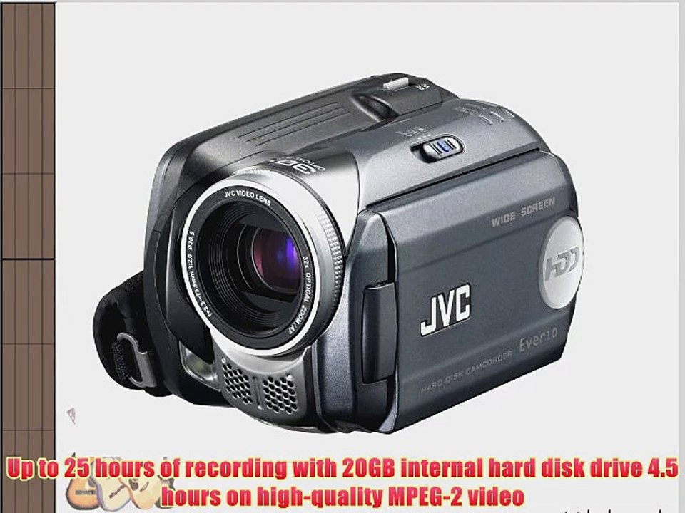 JVC Everio GZMG27 20GB HDD Digital Media Camcorder with 32x Optical Zoom