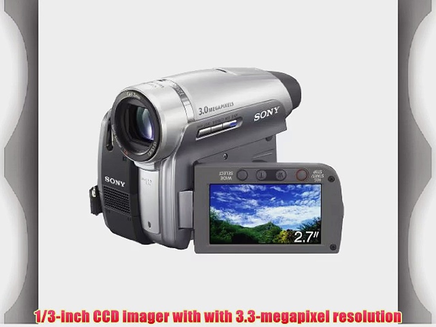 Sony DCR-HC96 MiniDV 3.3MP Digital Handycam Camcorder with Sony DCR-HC96 MiniDV 3.3MP Digital Handycam Camcorder with