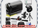 Sony Action Cam HDR-AS30V 1080p Wi-Fi HD Video Camera Camcorder with RM-LVR1 Live View Remote