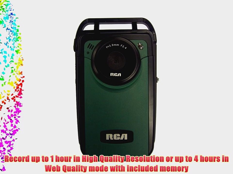 RCA Traveler Small Wonder EZ210 Digital Camcorder with 4 Hour Recording and 2GB Included SD