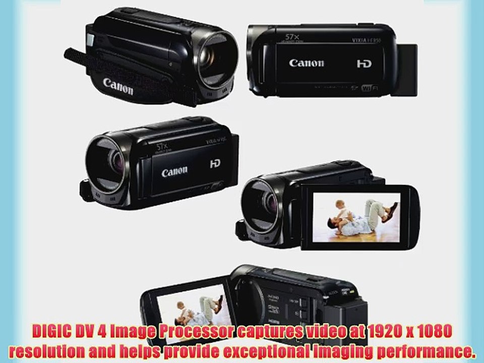 Canon VIXIA HF R50 HD Camcorder   64GB Deluxe Accessory Kit