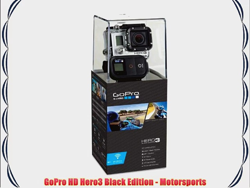 GoPro HD Hero3 Black Edition - Motorsports