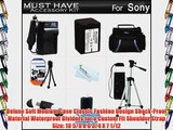 Must Have Accessory Kit For Sony HDR-PJ260V HDR-PJ200 HDR-PJ670 HDRPJ670/B FDR-AX33 FDRAX33/B