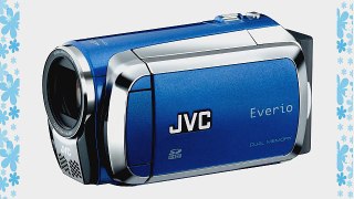 JVC Everio GZ-MS120 Dual Flash Camcorder (Blue)