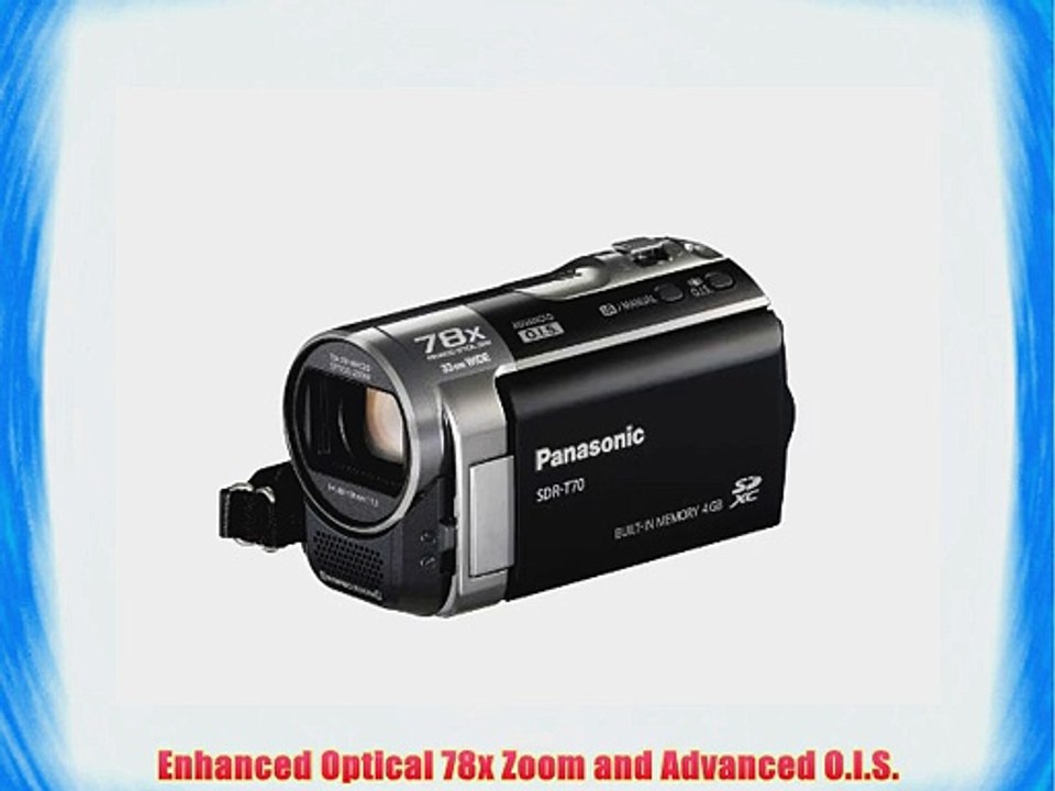 Panasonic SDR-T70K Camcorder (Black)