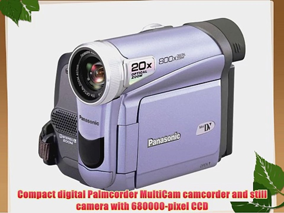 Panasonic PV-GS9 MiniDV Camcorder w/20x Optical Zoom