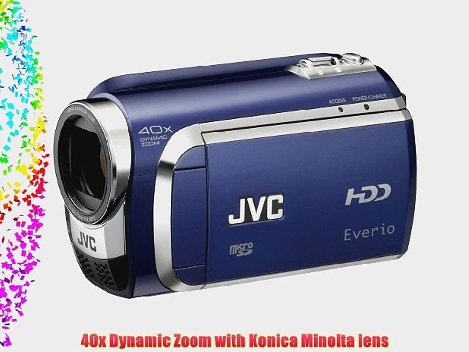 JVC Everio GZ-MG630 60GB Standard Def Camcorder (Blue)