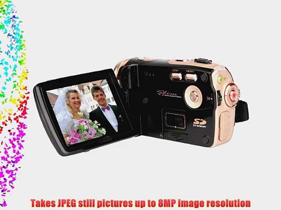 DXG USA DXG-535VK HD Riviera 720p High-Definition Camcorder Luxe Collection Black