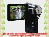 Aiptek AHD 1080p HD Flash Memory Camcorder with 5x Optical Zoom and 5MP Digital Still Capture