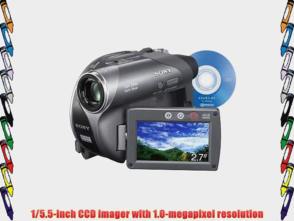 Sony DCR-DVD205 1MP DVD Handycam Camcorder with 12x Optical Zoom