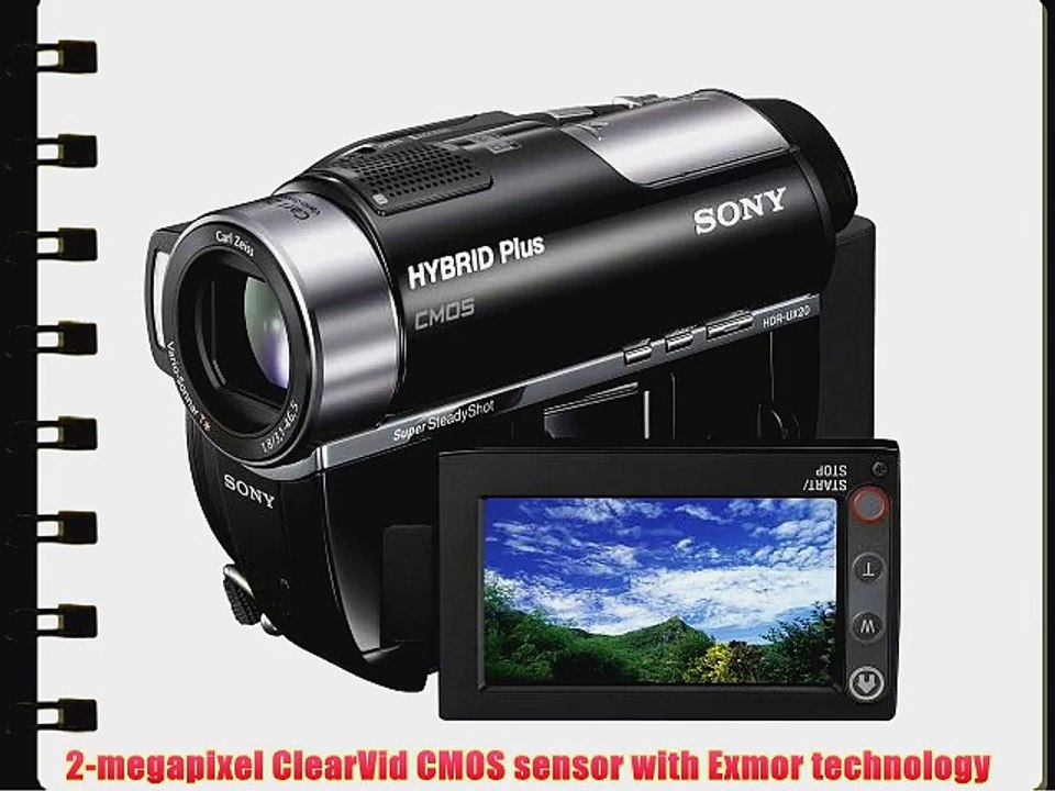 Sony HDR-UX20 4MP DVD Hybrid Plus High Definition Handycam Camcorder with 8GB Flash Memory