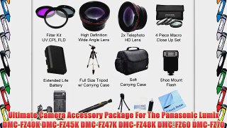 Ultimate Camera Accessory Package For The Panasonic Lumix DMC-FZ40K DMC-FZ45K DMC-FZ47K DMC-FZ48K