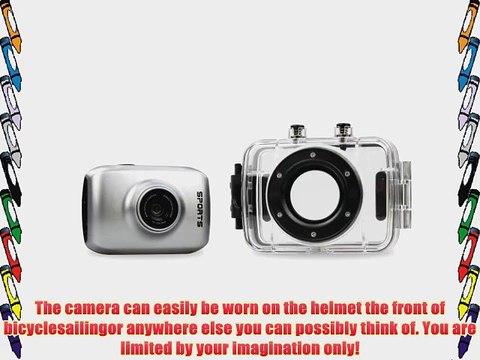 Sunco? High-Definition Helmet Camera Waterproof Sport Car DV Bike Camcorder With 2.0 Touch