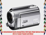 Jvc Refurbished Everio Gzmg230us 680 Kpix 30gb Optical Zoom: 28 X 2.7 Laser Touch Lcd Silver