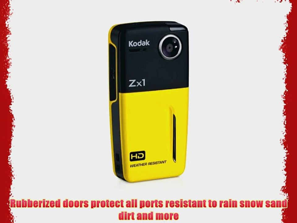Kodak Zx1 HD Pocket Video Camera (Yellow)