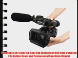 Panasonic HC-X1000 4K-60p/50p Camcorder with High-Powered 20x Optical Zoom and Professional