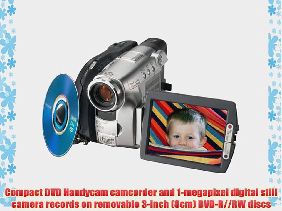 Sony DCR-DVD301 1MP DVD Handycam Camcorder w/10x Optical Zoom